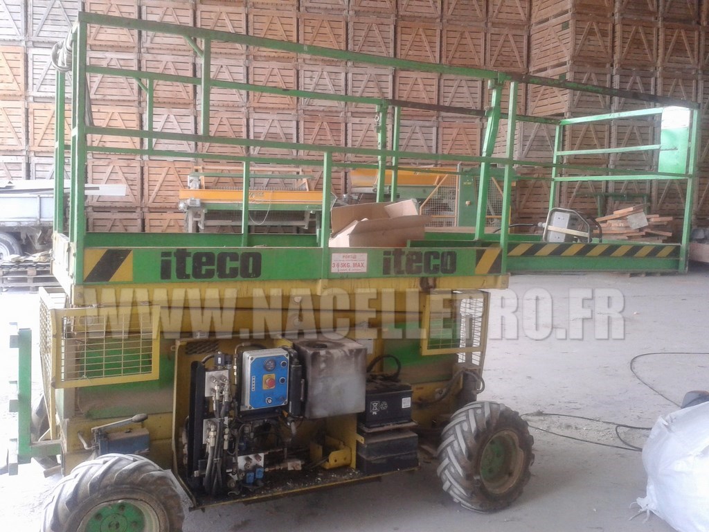 Dépannage et réparation nacelle élévatrice ITECO, maintenance et entretien